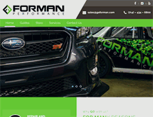 Tablet Screenshot of goforman.com